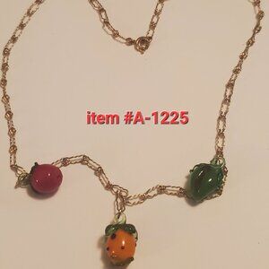 1Gold chain Necklace, item # A 1225, wt. 7 grams.